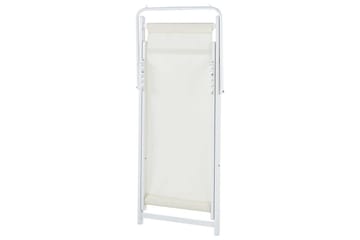 Sammenklappelig liggestol Locri II - Beige, hvid - Havemøbler - Havestole - Solstole