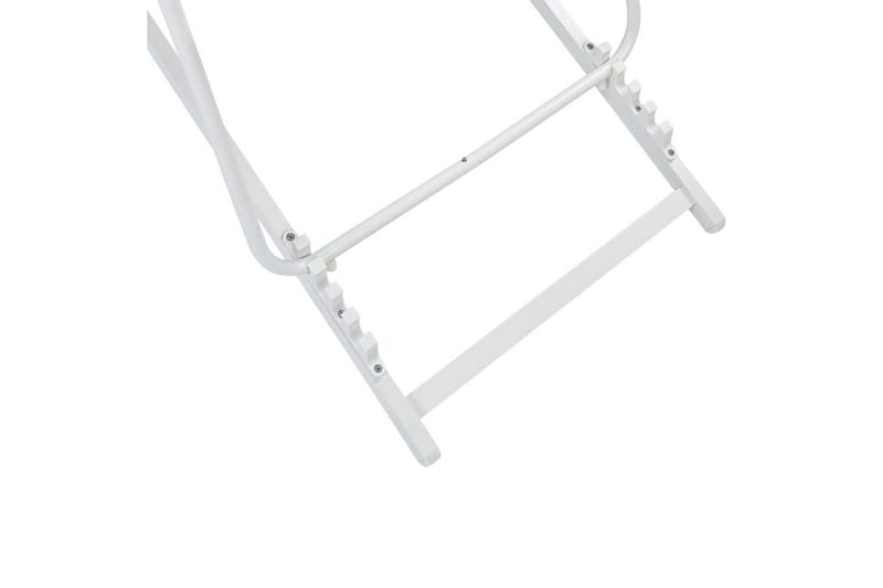 Sammenklappelig liggestol Locri II - Beige, hvid - Havemøbler - Havestole - Solstole