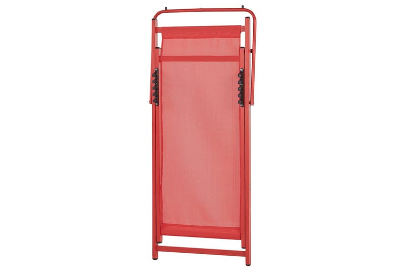 Sammenklappelig liggestol Locri II - Rød - Havemøbler - Havestole - Solstole