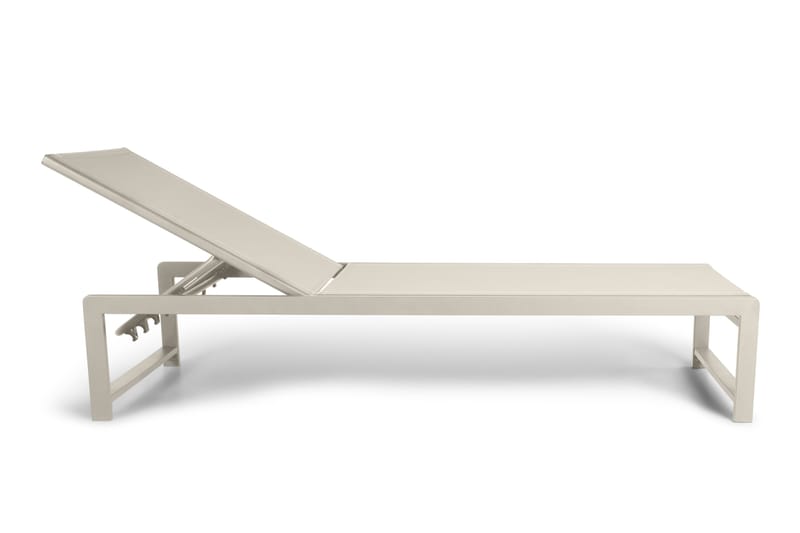 Sanna Solseng med Justerbar Rygstøtte - Beige - Havemøbler - Havestole - Solseng & solvogn