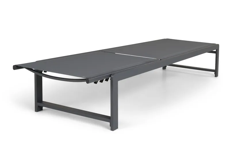 Sanna Solseng med Justerbar Rygstøtte - Sort - Havemøbler - Havestole - Solseng & solvogn