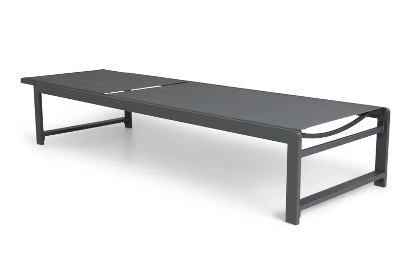 Sanna Solseng med Justerbar Rygstøtte - Sort - Havemøbler - Havestole - Solseng & solvogn