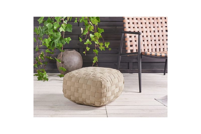 Siddeskammel Bodla Beige - Beige - Havemøbler - Havestole - Sækkestole udendørs