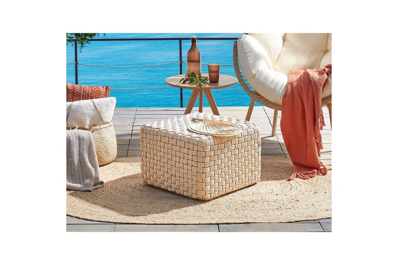 Siddeskammel Nalli Beige - Beige - Havemøbler - Havestole - Sækkestole udendørs