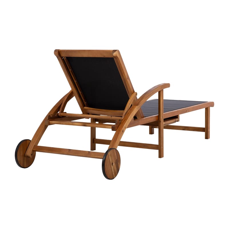 skrivebordsstol HOME4YOU Fabiola sort - sort - Havemøbler - Havestole - Solseng & solvogn