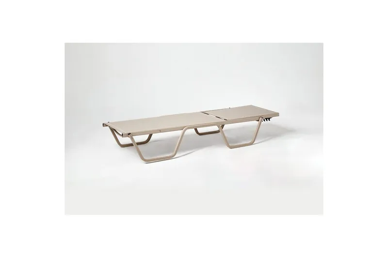 Solseng & Sidebordssæt (2 dele) Azoula Beige - Beige - Havemøbler - Havestole - Solstole