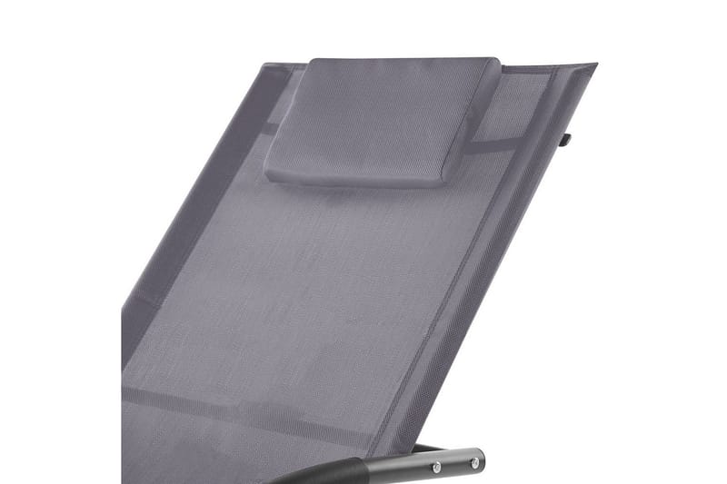 Solseng Carano II - Grå, sort - Havemøbler - Havestole - Solseng & solvogn