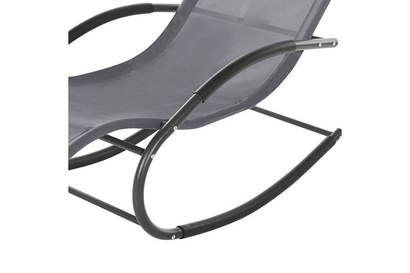 Solseng Carano II - Grå, sort - Havemøbler - Havestole - Solseng & solvogn