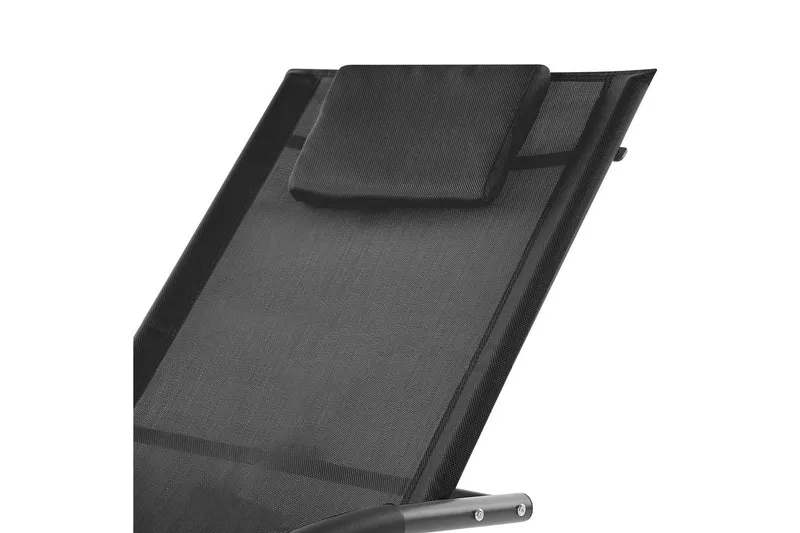 Solseng Carano II - Sort - Havemøbler - Havestole - Solseng & solvogn