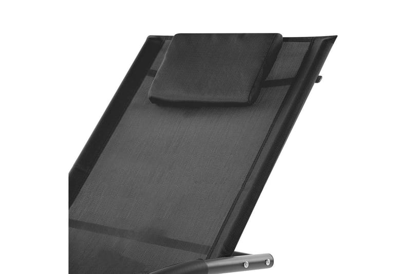 Solseng Carano II - Sort - Havemøbler - Havestole - Solseng & solvogn