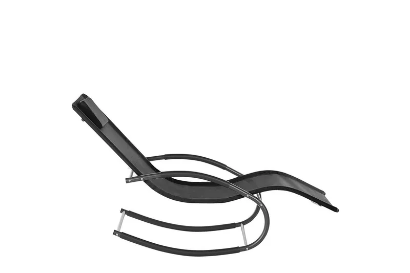 Solseng Carano II - Sort - Havemøbler - Havestole - Solseng & solvogn