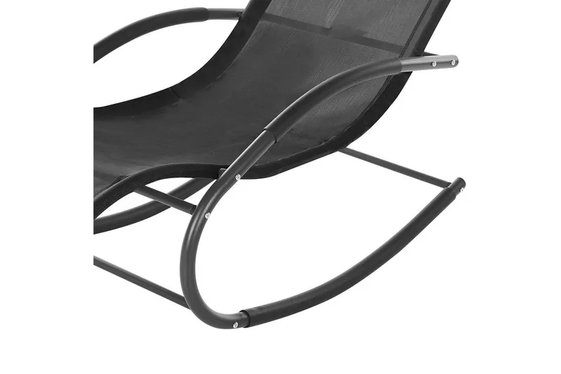 Solseng Carano II - Sort - Havemøbler - Havestole - Solseng & solvogn