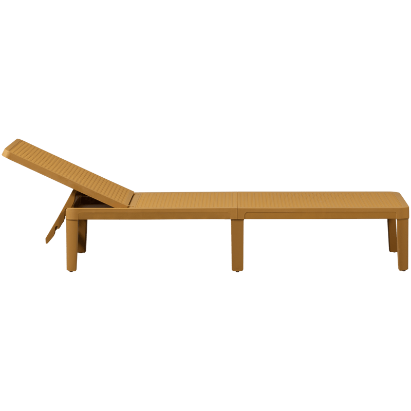 Solseng Jinte udendørs - Gul - Havemøbler - Havestole - Solseng & solvogn