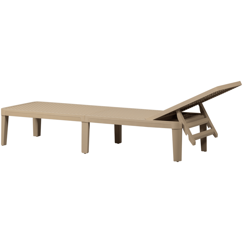 Solseng Jinte udendørs - Sand - Havemøbler - Havestole - Solseng & solvogn