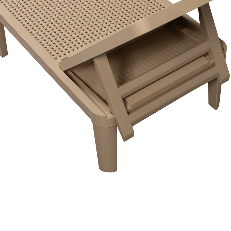 Solseng Jinte udendørs - Sand - Havemøbler - Havestole - Solseng & solvogn