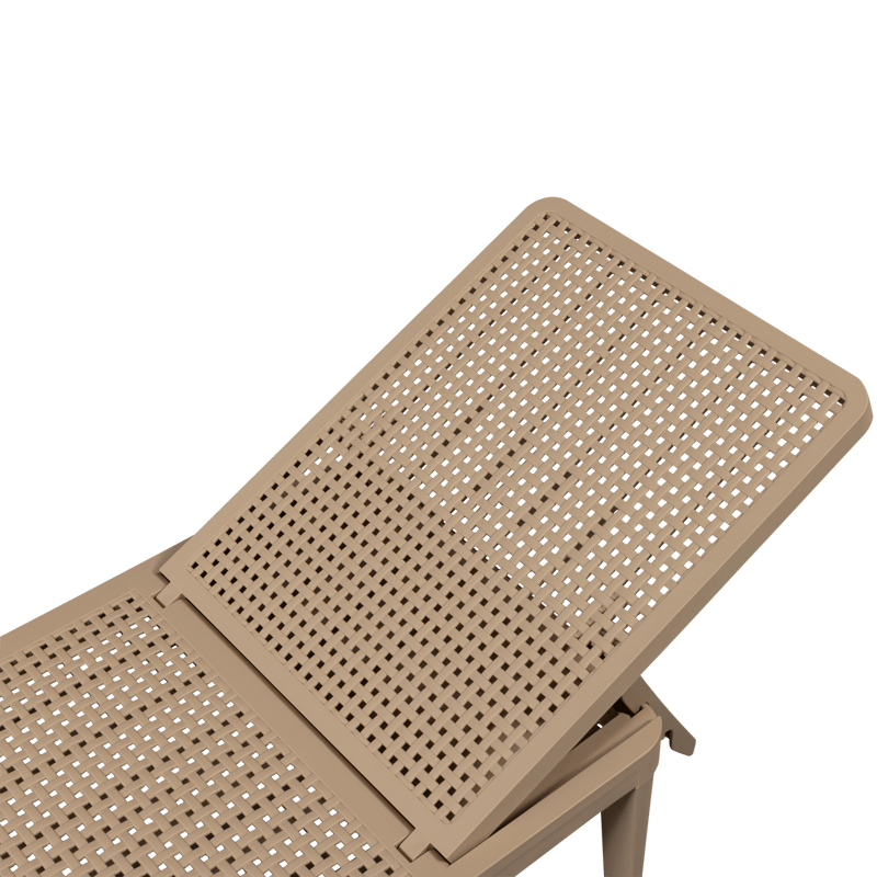 Solseng Jinte udendørs - Sand - Havemøbler - Havestole - Solseng & solvogn