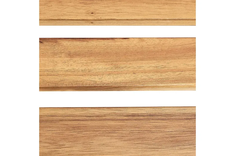 Solseng Luino - Lyst træ, grå - Havemøbler - Havestole - Solseng & solvogn