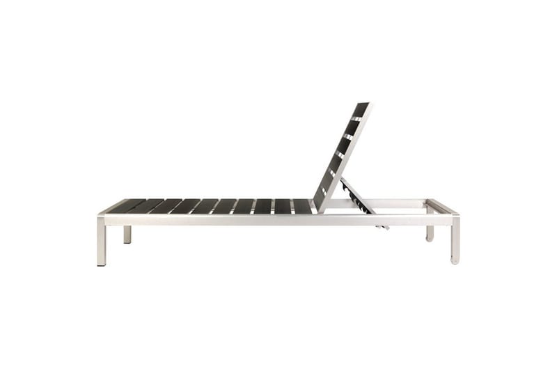 Solseng Nardo - Sort, Sølv - Havemøbler - Havestole - Solseng & solvogn