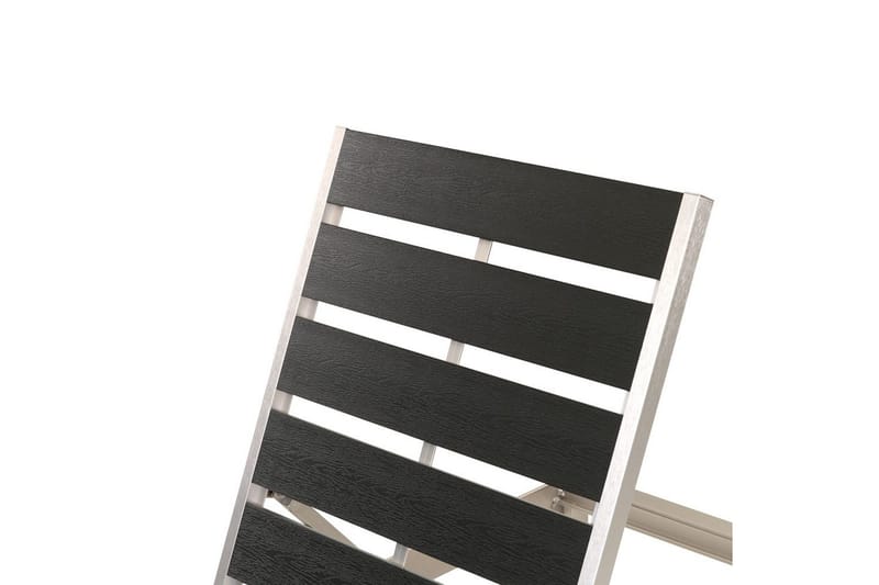 Solseng Nardo - Sort, Sølv - Havemøbler - Havestole - Solseng & solvogn