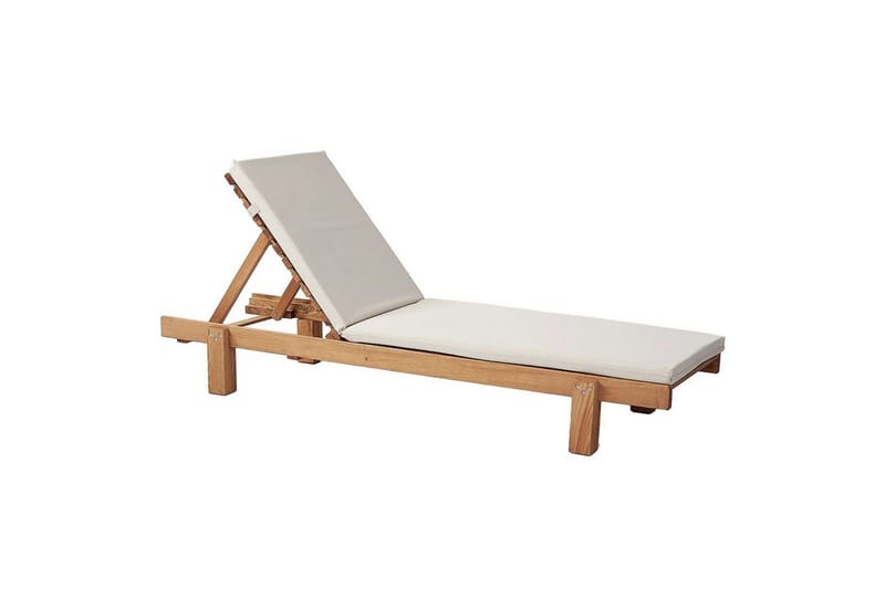 Solseng Rigil Creme - Cremevhid - Havemøbler - Havestole - Solseng & solvogn