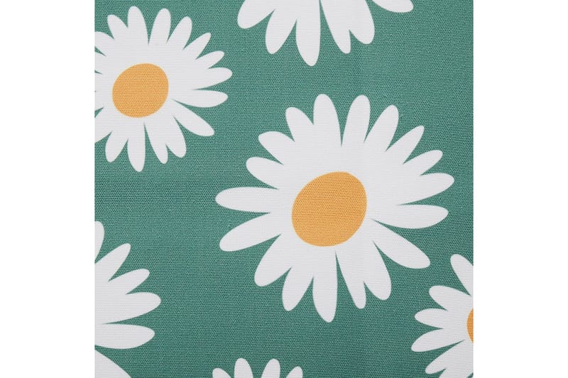 Solseng sæt á 2 Anzio - mørkt træ/off-white kamillemønster - Havemøbler - Havestole - Solstole