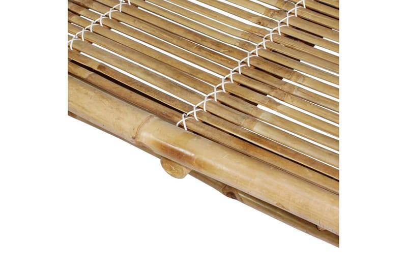 Dobbelt Solseng Bambus - Brun - Havemøbler - Havestole - Solseng & solvogn