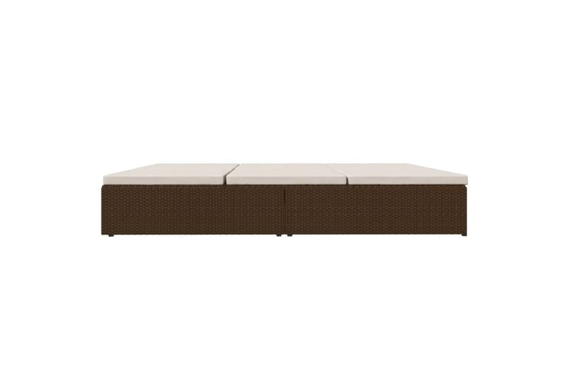 fleksibel soleng med hynder polyrattan brun - Brun - Havemøbler - Havestole - Solseng & solvogn