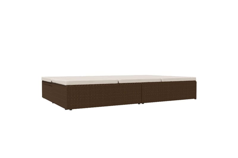 fleksibel soleng med hynder polyrattan brun - Brun - Havemøbler - Havestole - Solseng & solvogn