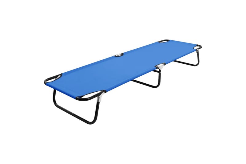 foldbar campingseng stål blå - Blå - Havemøbler - Havestole - Solseng & solvogn