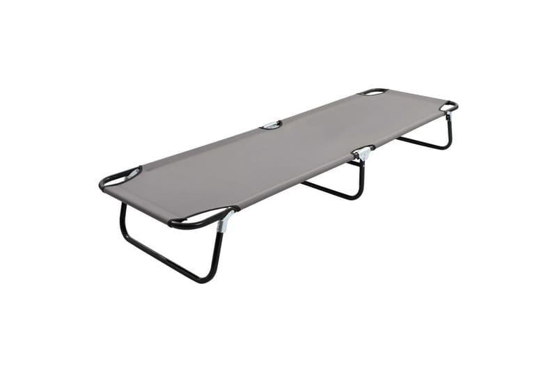 foldbar campingseng stål grå - Grå - Havemøbler - Havestole - Solseng & solvogn