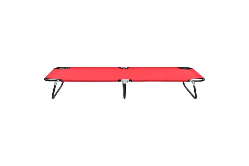 foldbar campingseng stål rød - Rød - Havemøbler - Havestole - Solseng & solvogn