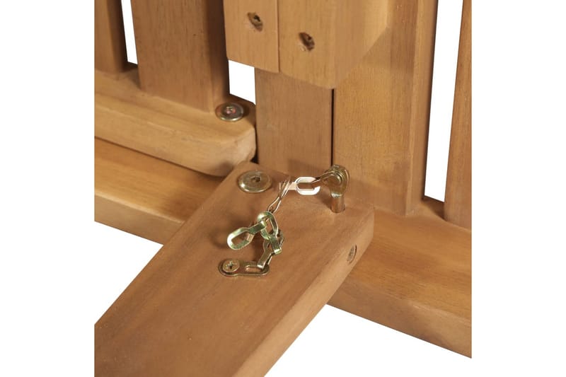 Foldbar Liggestol Massivt Akacietræ - Brun - Havemøbler - Havestole - Solseng & solvogn