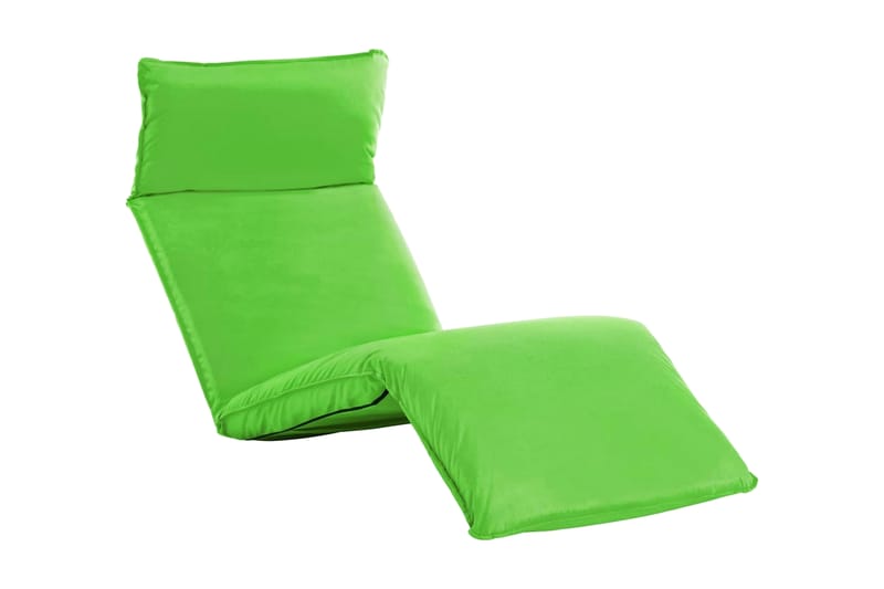 Foldbar Liggestol Oxfordstof Grøn - Grøn - Havemøbler - Havestole - Solseng & solvogn