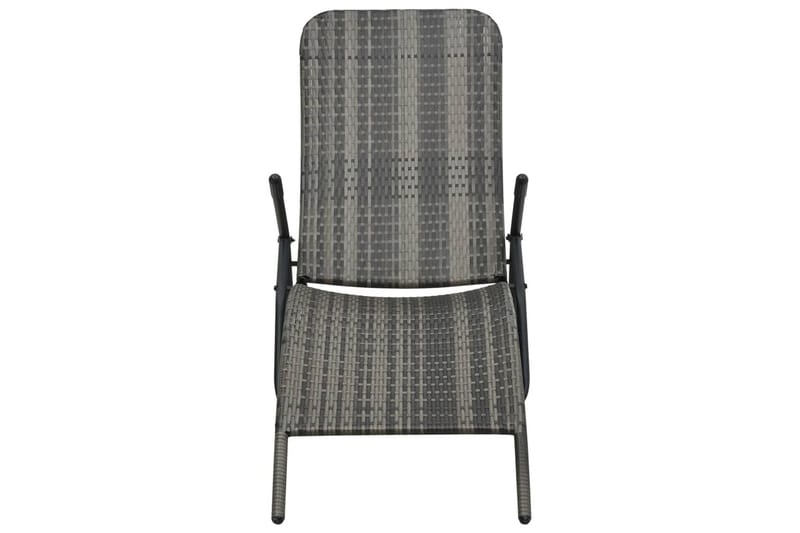 foldbar liggestol polyrattan grå - Grå - Havemøbler - Havestole - Solseng & solvogn