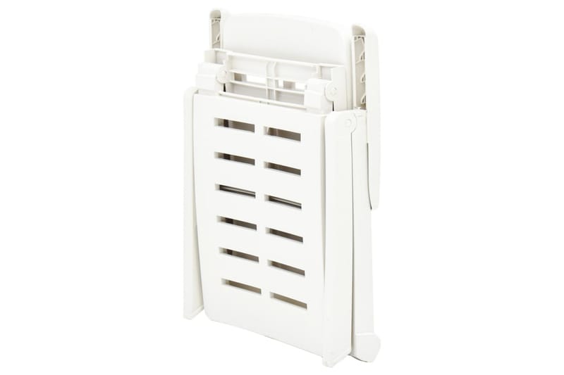 Foldbar Liggestol Plastik Hvid - Hvid - Havemøbler - Havestole - Solseng & solvogn