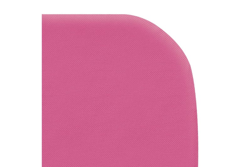 Foldbare liggestole 2 stk. stål og stof pink - Lyserød - Havemøbler - Havestole - Solseng & solvogn
