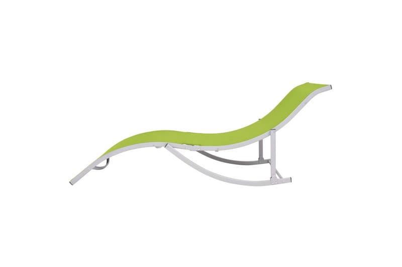 Foldbare Liggestole 2 Stk. Textilene Grøn - Grøn - Havemøbler - Havestole - Solseng & solvogn