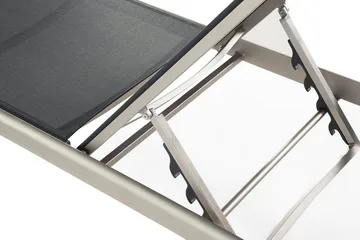 Fossato Solseng 64 | 198 cm - Sort - Havemøbler - Havestole - Solseng & solvogn