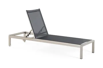 Fossato Solseng 64 | 198 cm - Sort - Havemøbler - Havestole - Solseng & solvogn