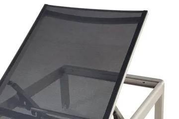 Fossato Solseng 64 | 198 cm - Sort - Havemøbler - Havestole - Solseng & solvogn