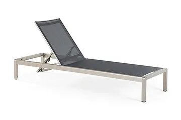 Fossato Solseng 64 | 198 cm - Sort - Havemøbler - Havestole - Solseng & solvogn