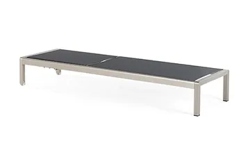 Fossato Solseng 64 | 198 cm - Sort - Havemøbler - Havestole - Solseng & solvogn