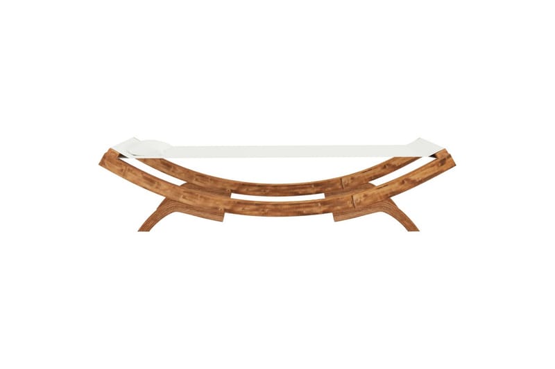 hængekøje 100x188,5x44 cm massivt grantræ - Creme - Havemøbler - Havestole - Solseng & solvogn