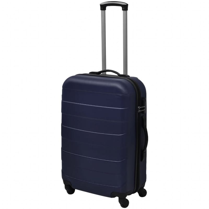 Kuffertsæt I 3 Dele Hardcase Blå - Blå - Havemøbler - Havestole - Solseng & solvogn