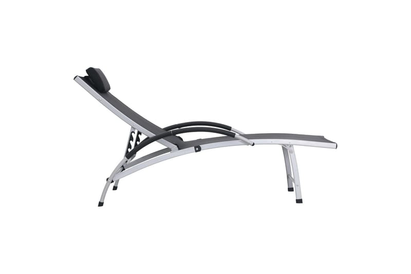 liggestol aluminium textilene sort - Sort - Havemøbler - Havestole - Solseng & solvogn