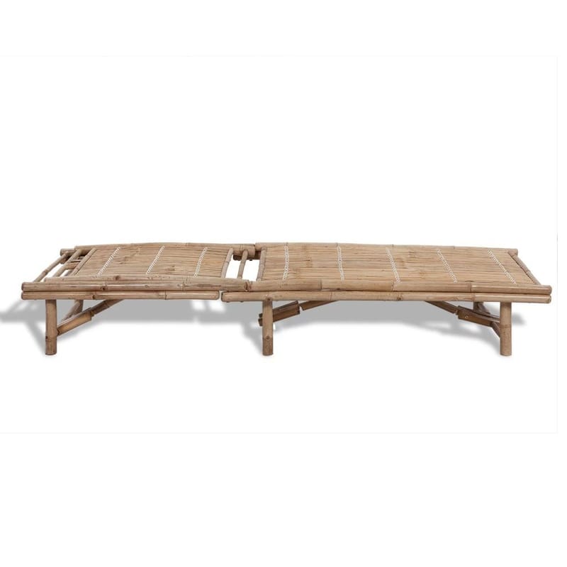 Liggestol Bambus - Brun - Havemøbler - Havestole - Solseng & solvogn