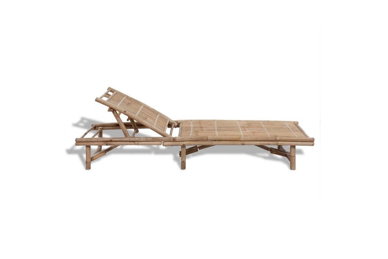 Liggestol Bambus - Brun - Havemøbler - Havestole - Solseng & solvogn
