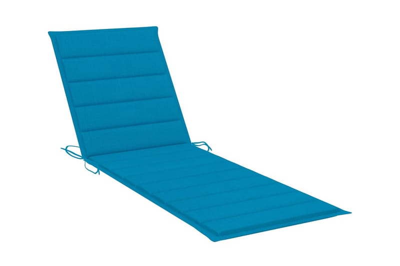 liggestol med hynde foldbar massivt akacietræ - Brun - Havemøbler - Havestole - Solseng & solvogn