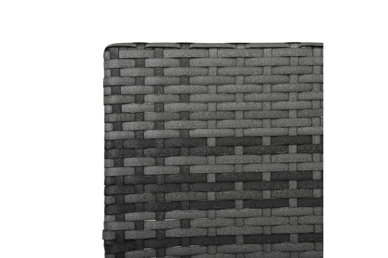 Liggestol Med Hynde Polyrattan Grå - Grå - Havemøbler - Havestole - Solseng & solvogn