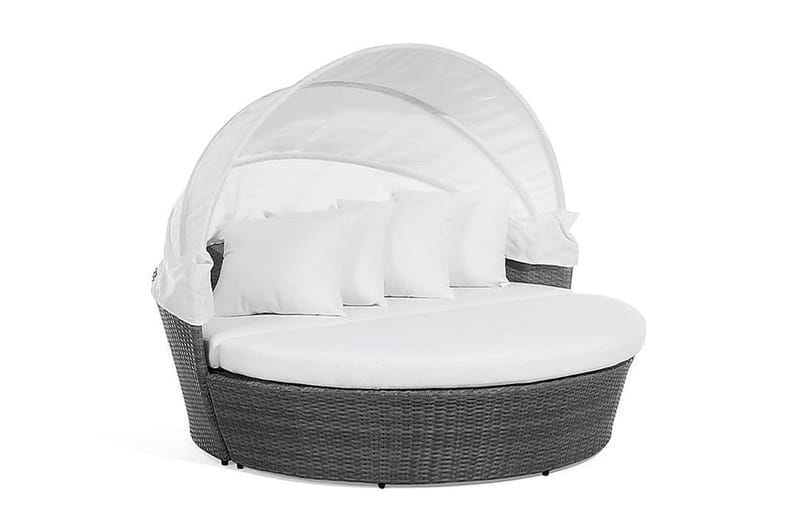 Lu | Solseng 150 | 158 cm - Grå - Havemøbler - Havestole - Solseng & solvogn